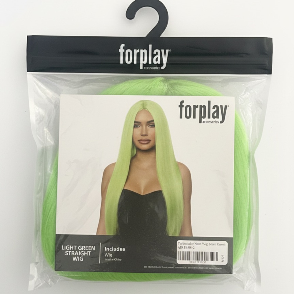 Forplay Neon Green Wig